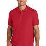 Gildan Mens Hammer Pique Short Sleeve Polo Shirt - Red