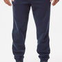 Independent Trading Company Mens Fleece Sweatpants w/ Pockets - Classic Navy Blue