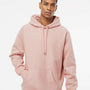 Independent Trading Co. Mens Legend Hooded Sweatshirt Hoodie - Dusty Pink - NEW
