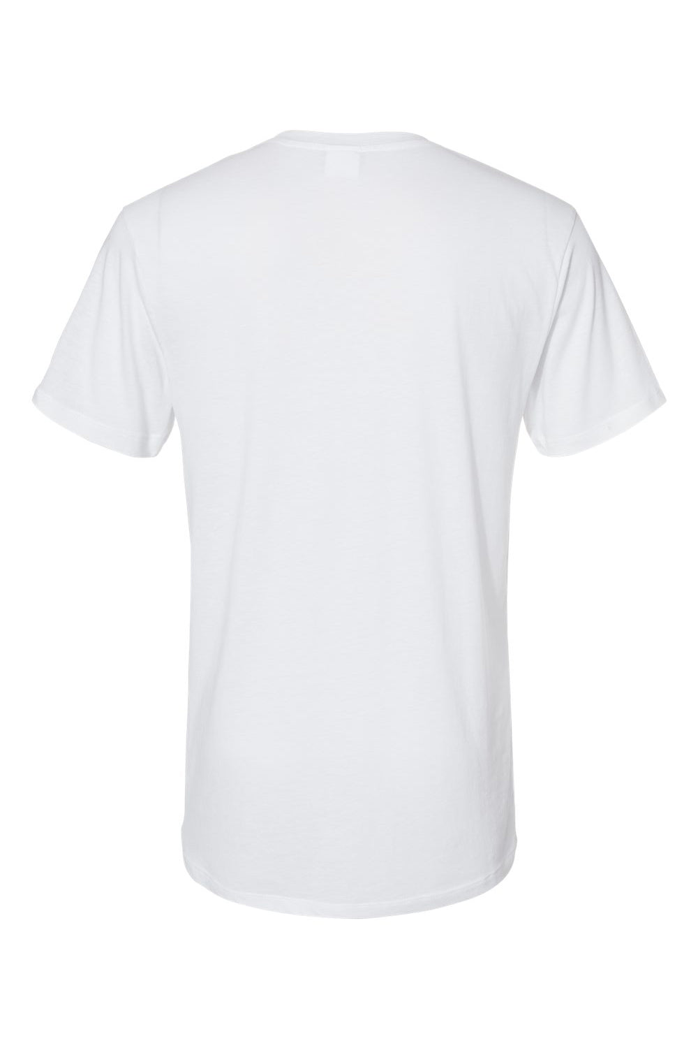 Augusta Sportswear 3065 Mens Short Sleeve Crewneck T-Shirt White Flat Back