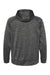 Burnside 8670 Mens Performance Raglan Hooded Sweatshirt Hoodie Heather Charcoal Grey Flat Back