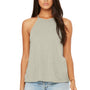 Bella + Canvas Womens Flowy High Neck Tank Top - Heather Stone - Closeout
