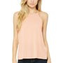 Bella + Canvas Womens Flowy High Neck Tank Top - Peach - Closeout