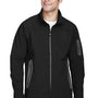 North End Mens Technical Water Resistant Full Zip Jacket - Black