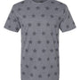 Code Five Mens Star Print Short Sleeve Crewneck T-Shirt - Heather Granite Grey Star - Coming Soon
