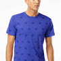 Code Five Mens Star Print Short Sleeve Crewneck T-Shirt - Royal Blue Star - Coming Soon