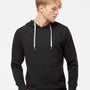 Independent Trading Co. Mens Icon Loopback Terry Hooded Sweatshirt Hoodie - Black - NEW