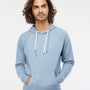 Independent Trading Co. Mens Icon Loopback Terry Hooded Sweatshirt Hoodie - Misty Blue - NEW