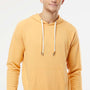 Independent Trading Company Mens Icon Loopback Terry Hooded Sweatshirt Hoodie w/ Pouch Pocket - Harvest Gold