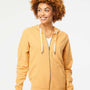 Independent Trading Co. Mens Icon Loopback Terry Full Zip Hooded Sweatshirt Hoodie - Harvest Gold - NEW