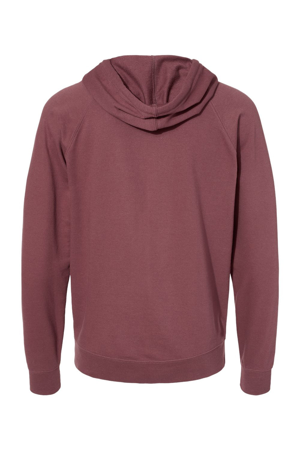 Independent Trading Co. SS1000Z Mens Icon Loopback Terry Full Zip Hooded Sweatshirt Hoodie Port Flat Back