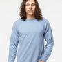 Independent Trading Co. Mens Icon Loopback Terry Crewneck Sweatshirt - Misty Blue - NEW