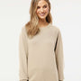 Independent Trading Co. Mens Icon Loopback Terry Crewneck Sweatshirt - Sand - NEW