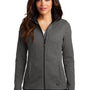 Ogio Womens Grit Full Zip Fleece Jacket - Heather Diesel Grey
