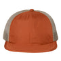 Richardson Mens Rogue Wide Set Mesh Back Moisture Wicking Adjustable Hat - Texas Orange/Khaki - NEW