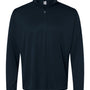 C2 Sport Mens Moisture Wicking 1/4 Zip Sweatshirt - Navy Blue