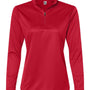 C2 Sport Womens Moisture Wicking 1/4 Zip Sweatshirt - Red - NEW