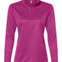 C2 Sport Womens Moisture Wicking 1/4 Zip Sweatshirt - Hot Pink - NEW