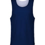 C2 Sport Mens Reversible Mesh Tank Top - Navy Blue/White