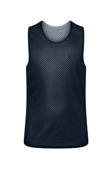 C2 Sport 5228 Youth Reversible Mesh Tank Top Navy Blue/White Flat Front