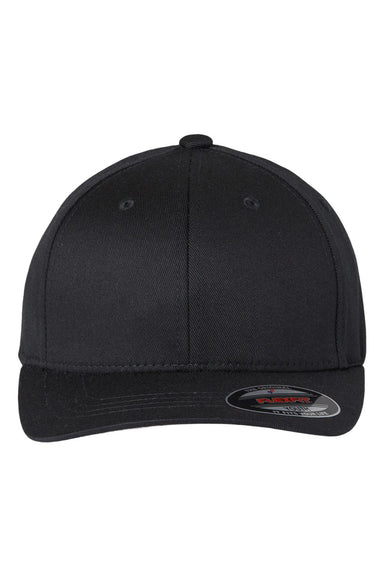 Flexfit 6277Y Youth Hat Black Flat Front
