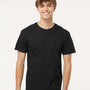 M&O Mens Gold Soft Touch Short Sleeve Crewneck T-Shirt - Black - NEW