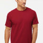 M&O Mens Gold Soft Touch Short Sleeve Crewneck T-Shirt - Cardinal Red
