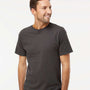 M&O Mens Gold Soft Touch Short Sleeve Crewneck T-Shirt - Charcoal Grey - NEW