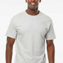M&O Mens Gold Soft Touch Short Sleeve Crewneck T-Shirt - Platinum Grey