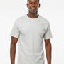M&O Mens Gold Soft Touch Short Sleeve Crewneck T-Shirt - Platinum Grey - NEW