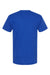 M&O 4800 Mens Gold Soft Touch Short Sleeve Crewneck T-Shirt Royal Blue Flat Back