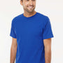 M&O Mens Gold Soft Touch Short Sleeve Crewneck T-Shirt - Royal Blue
