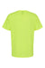 M&O 4800 Mens Gold Soft Touch Short Sleeve Crewneck T-Shirt Safety Green Flat Back