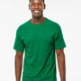 M&O Mens Gold Soft Touch Short Sleeve Crewneck T-Shirt - Fine Kelly Green - NEW