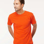 M&O Mens Gold Soft Touch Short Sleeve Crewneck T-Shirt - Orange - NEW