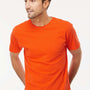 M&O Mens Gold Soft Touch Short Sleeve Crewneck T-Shirt - Orange