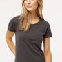 M&O Womens Gold Soft Touch Short Sleeve Crewneck T-Shirt - Charcoal Grey