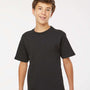 M&O Youth Gold Soft Touch Short Sleeve Crewneck T-Shirt - Black - NEW