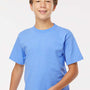 M&O Youth Gold Soft Touch Short Sleeve Crewneck T-Shirt - Carolina Blue