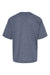 M&O 4850 Youth Gold Soft Touch Short Sleeve Crewneck T-Shirt Heather Navy Blue Flat Back