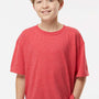 M&O Youth Gold Soft Touch Short Sleeve Crewneck T-Shirt - Heather Red