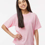 M&O Youth Gold Soft Touch Short Sleeve Crewneck T-Shirt - Light Pink - NEW