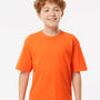 M&O Youth Gold Soft Touch Short Sleeve Crewneck T-Shirt - Orange - NEW
