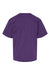 M&O 4850 Youth Gold Soft Touch Short Sleeve Crewneck T-Shirt Purple Flat Back