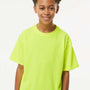 M&O Youth Gold Soft Touch Short Sleeve Crewneck T-Shirt - Safety Green