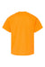 M&O 4850 Youth Gold Soft Touch Short Sleeve Crewneck T-Shirt Safety Orange Flat Back
