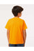M&O 4850 Youth Gold Soft Touch Short Sleeve Crewneck T-Shirt Safety Orange Model Back