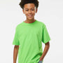 M&O Youth Gold Soft Touch Short Sleeve Crewneck T-Shirt - Vivid Lime Green - NEW