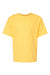 M&O 4850 Youth Gold Soft Touch Short Sleeve Crewneck T-Shirt Yellow Flat Front
