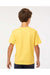M&O 4850 Youth Gold Soft Touch Short Sleeve Crewneck T-Shirt Yellow Model Back